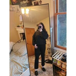 Lauren Ralph Lauren Petite Straight Black Pants, Size 4P